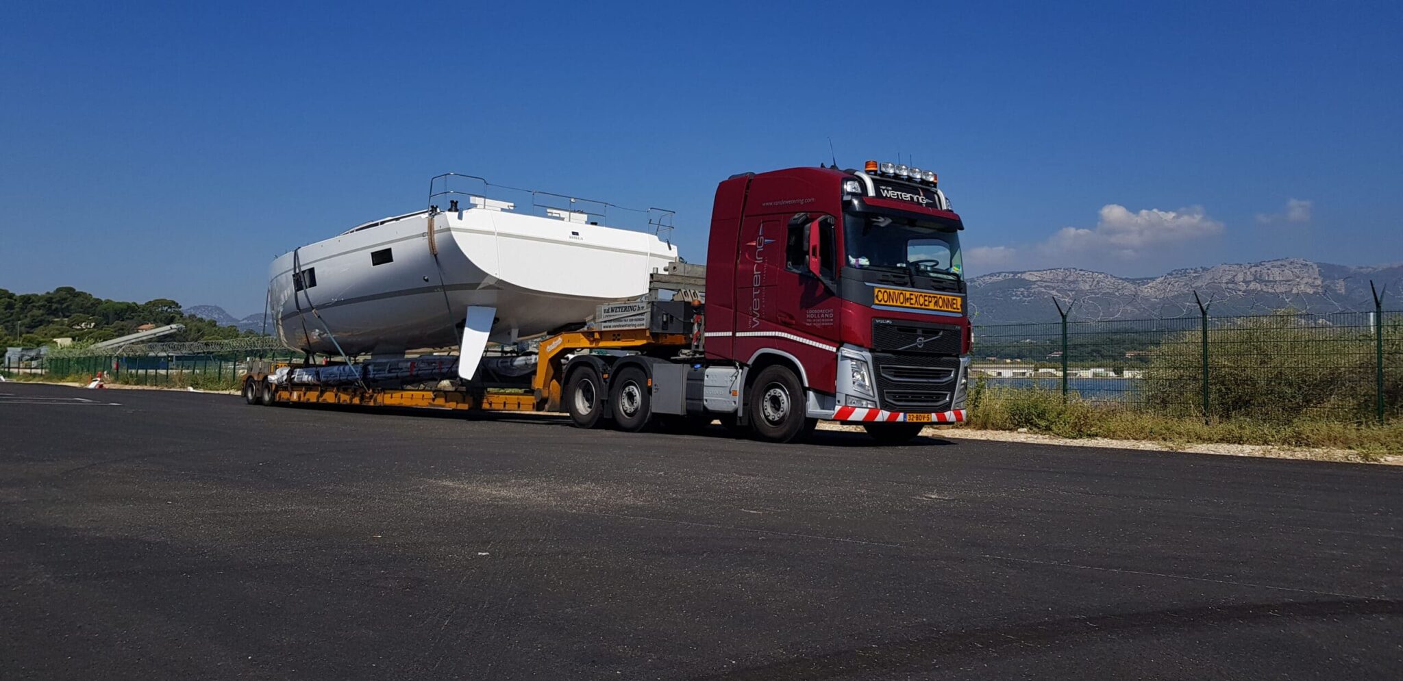 Transport de voiliers